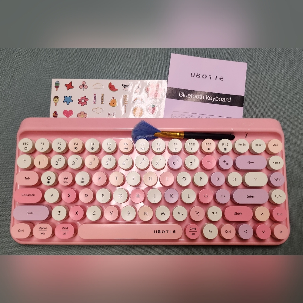 Pink Bluetooth Keyboard